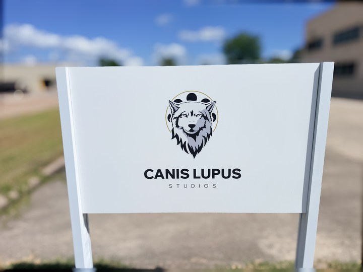Canis Lupus Studios sign outside the facility